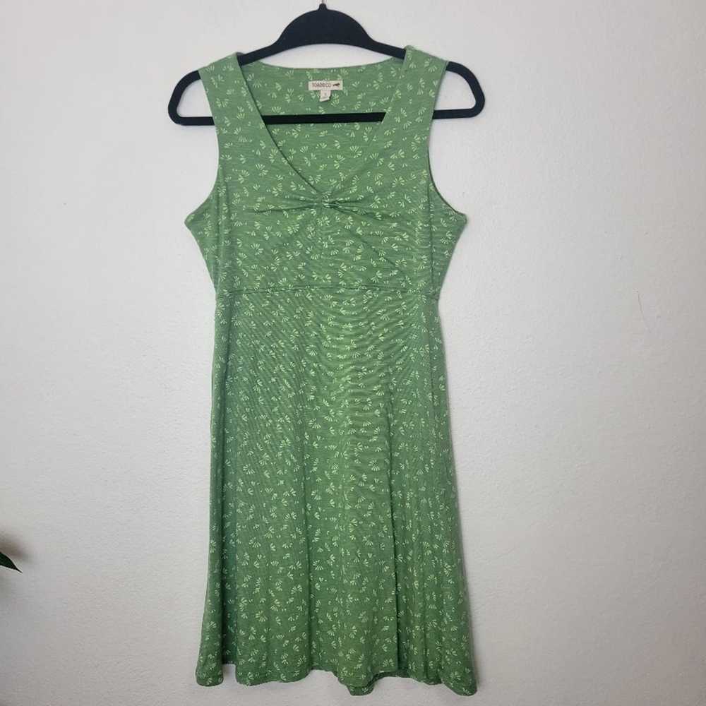 TOAD&CO Rosemarie Dress Green Evergreen Butterfly… - image 2