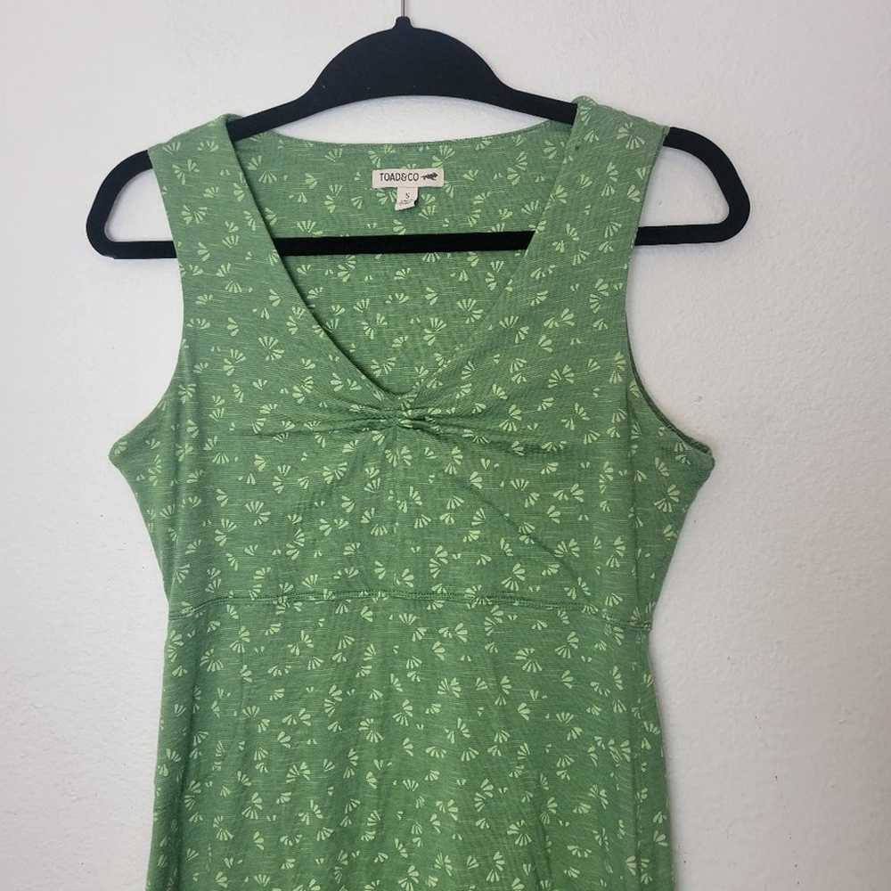 TOAD&CO Rosemarie Dress Green Evergreen Butterfly… - image 3