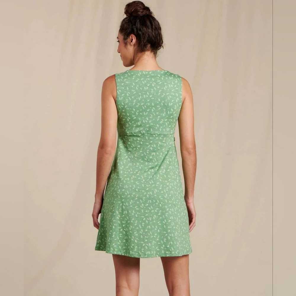 TOAD&CO Rosemarie Dress Green Evergreen Butterfly… - image 7