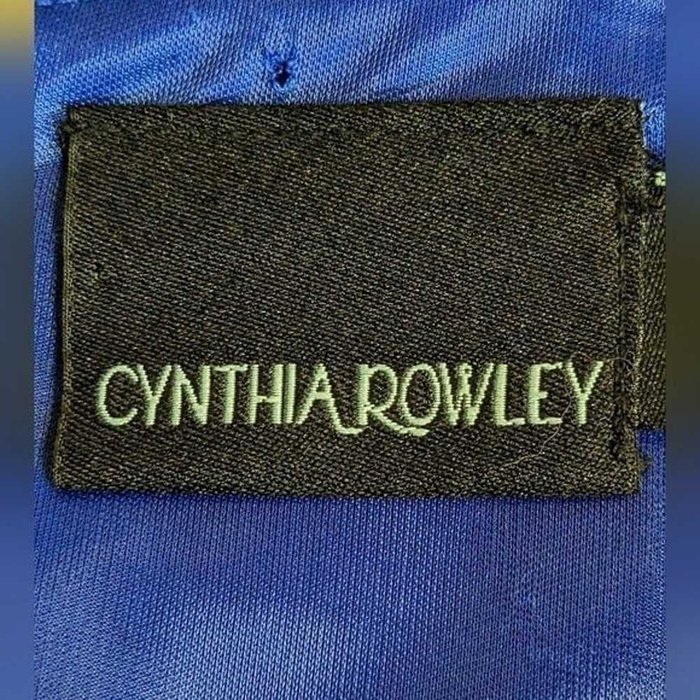 Cynthia Rowley Stretch Royal Blue/Black Color Blo… - image 6