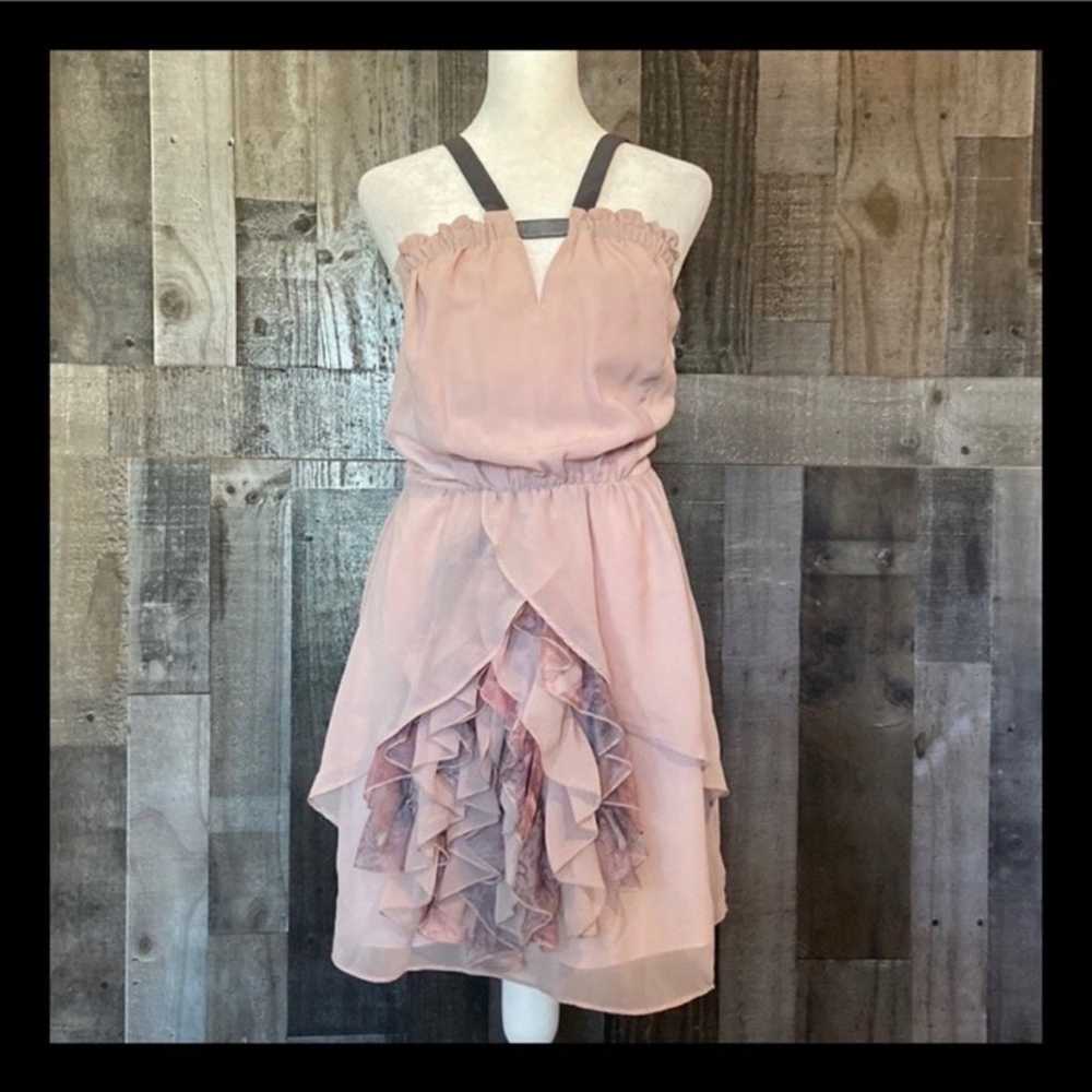 Cute Goth dusty rose halter dress large Lovecore … - image 12