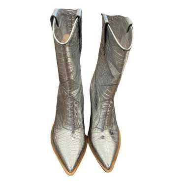 Fendi Cowboy leather western boots - image 1