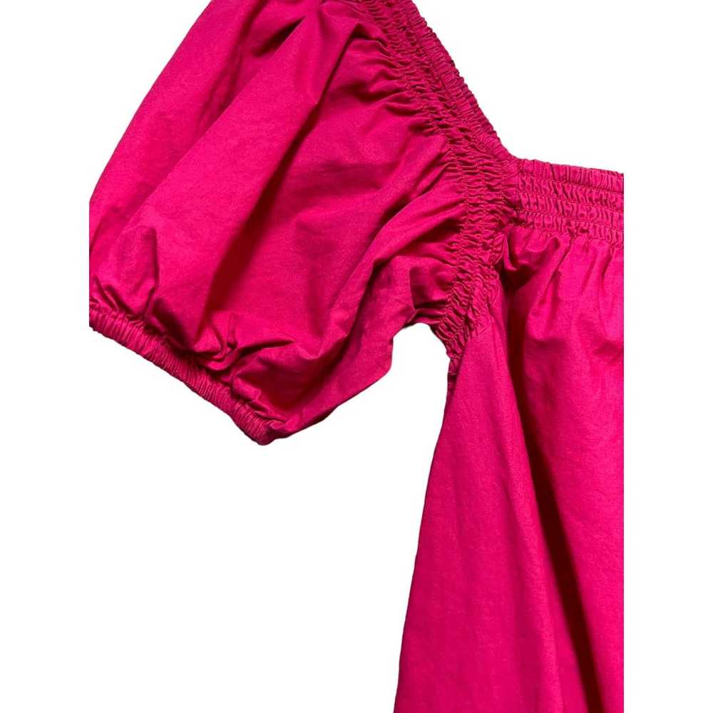 Margaux Riviera Hot Pink Easter Ruffled Off Shoul… - image 4