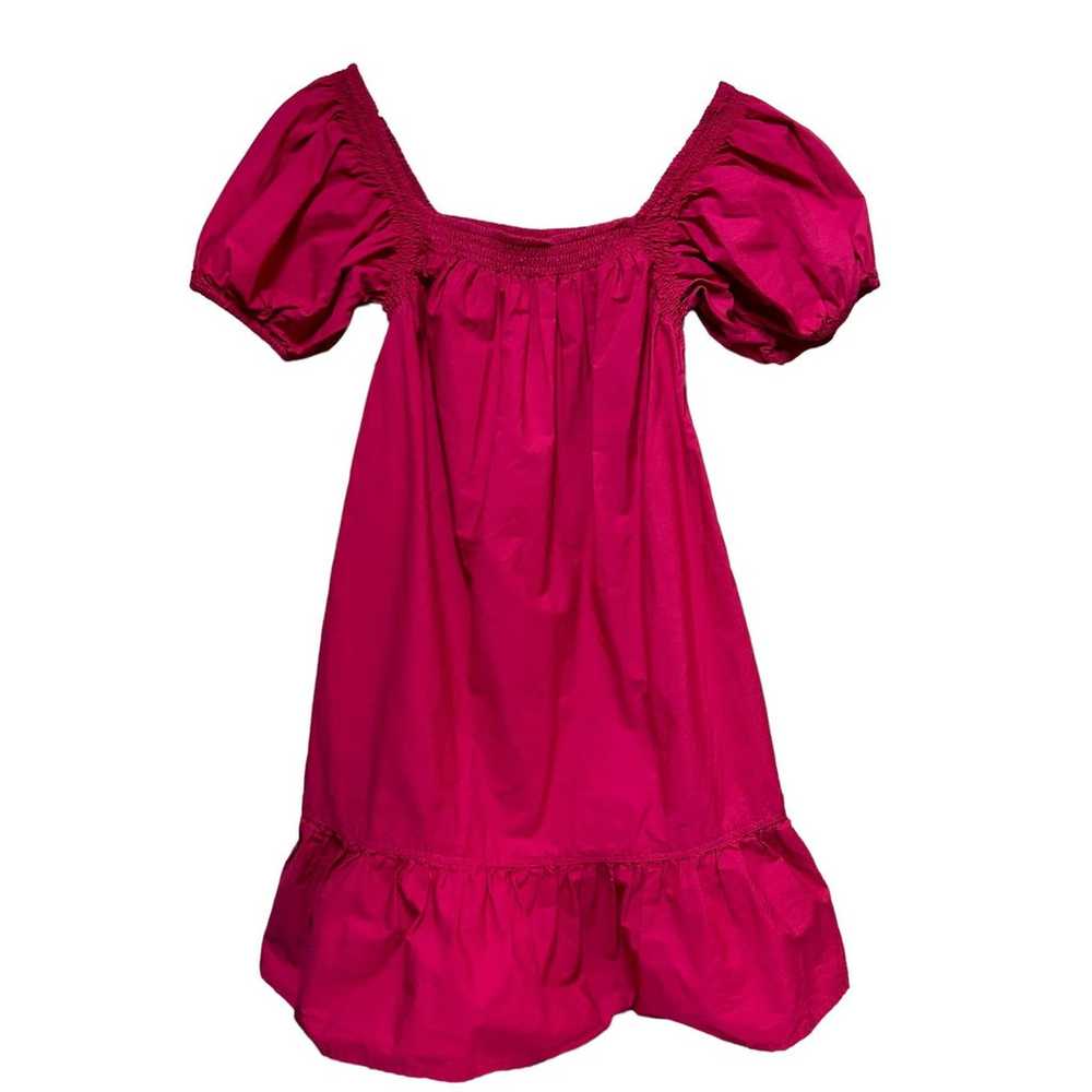 Margaux Riviera Hot Pink Easter Ruffled Off Shoul… - image 8