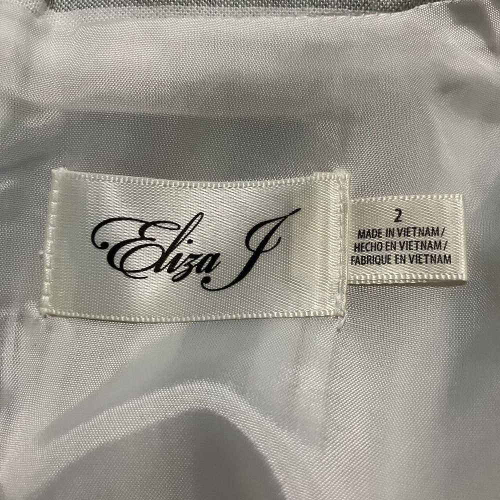 Eliza J Linen Striped Sleeveless Shift Dress Tan/… - image 7