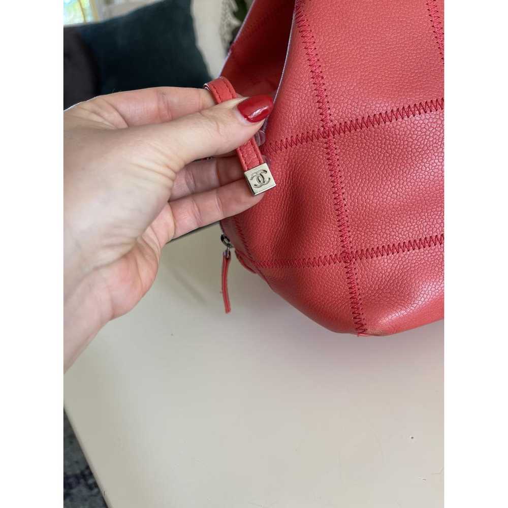 Chanel Bowling Bag leather handbag - image 10