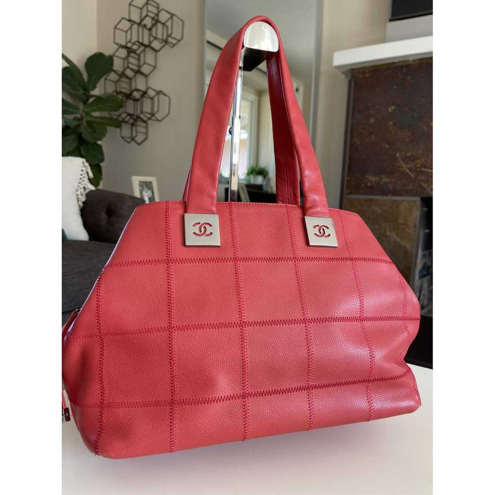 Chanel Bowling Bag leather handbag - image 4