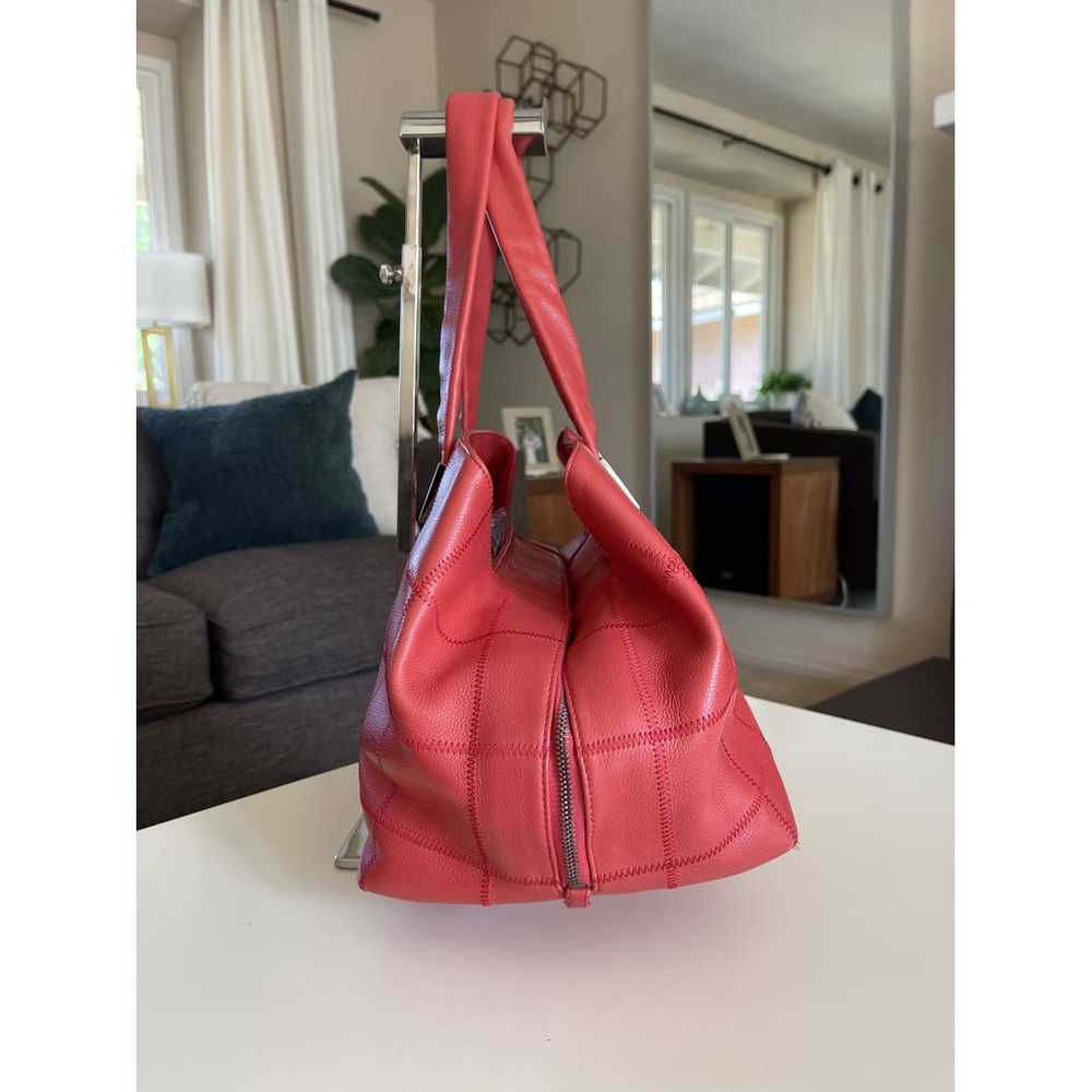 Chanel Bowling Bag leather handbag - image 6