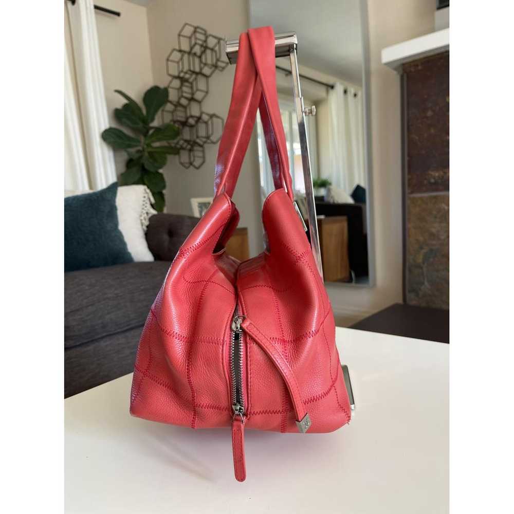 Chanel Bowling Bag leather handbag - image 7