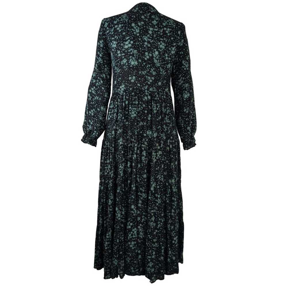 Zara The Angel Dress Women's S Black Green Floral… - image 5