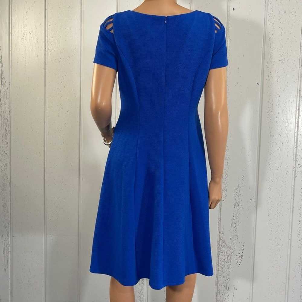 *AGB Women’s Royal Blue Short Sleeve A Line Dress… - image 3