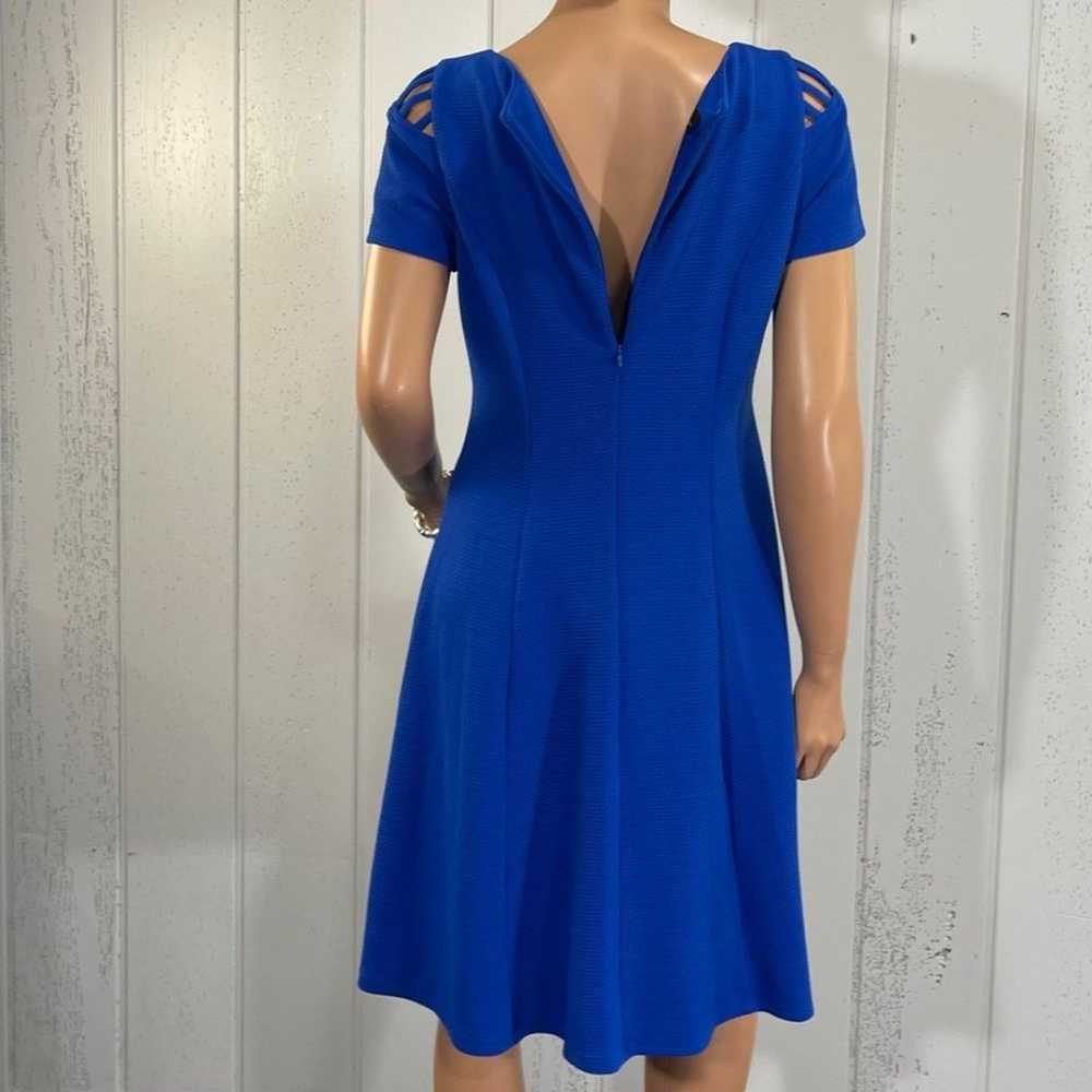 *AGB Women’s Royal Blue Short Sleeve A Line Dress… - image 4