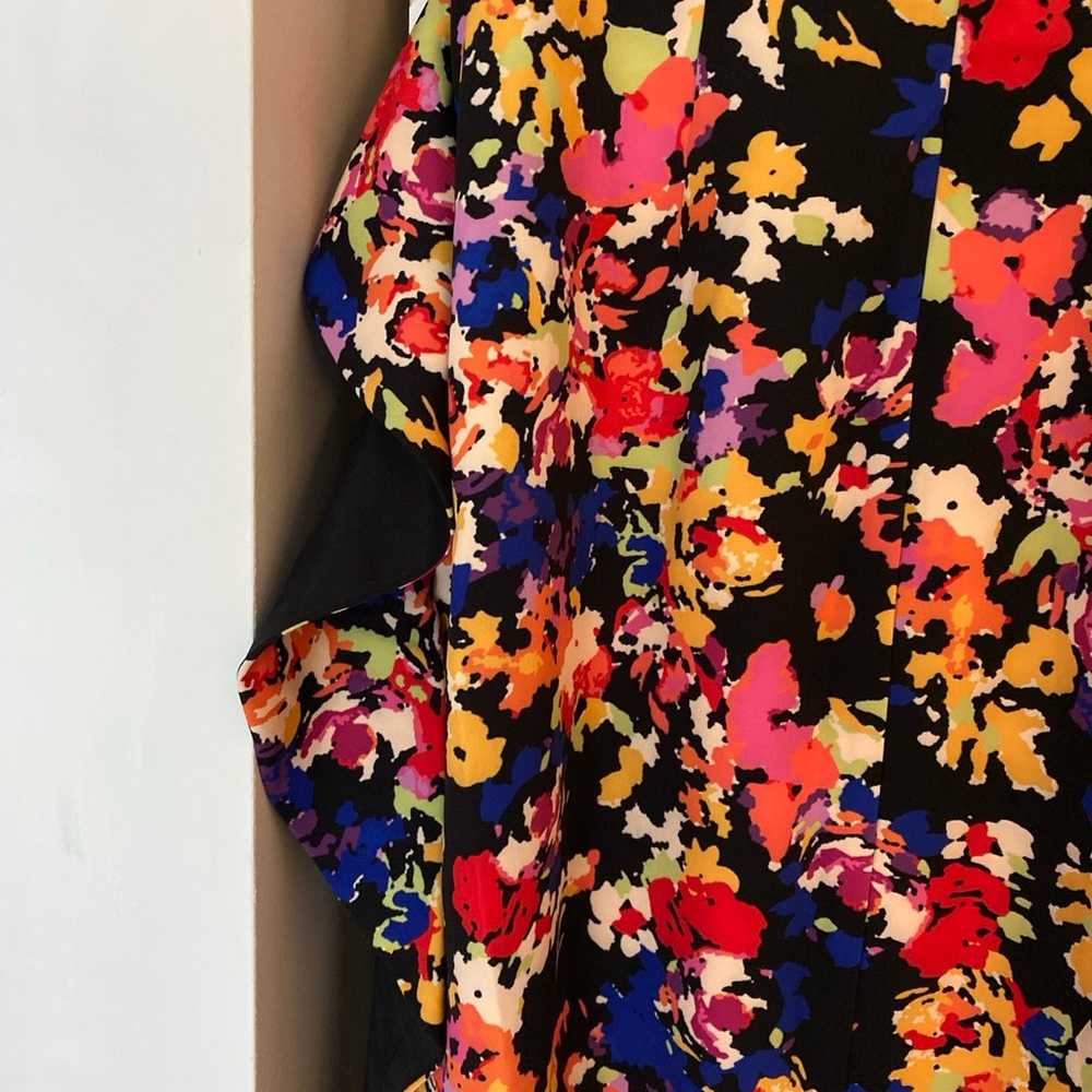 Aidan Mattox Floral Print Off Shoulder Dress XS - image 7