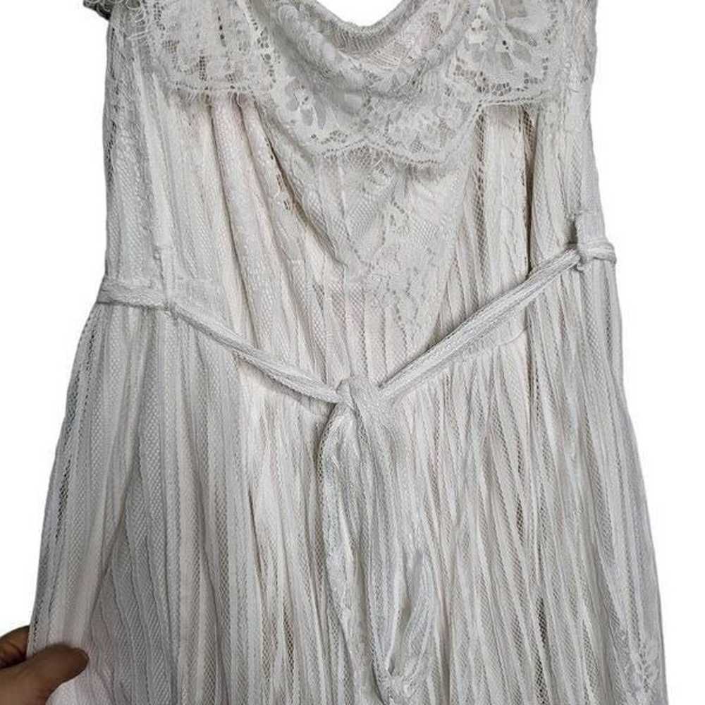 City Chic Lace Off Shoulder White Dress Size XL/22 - image 5