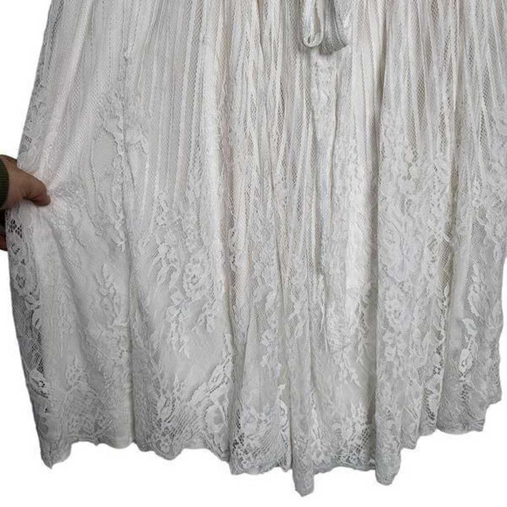 City Chic Lace Off Shoulder White Dress Size XL/22 - image 6