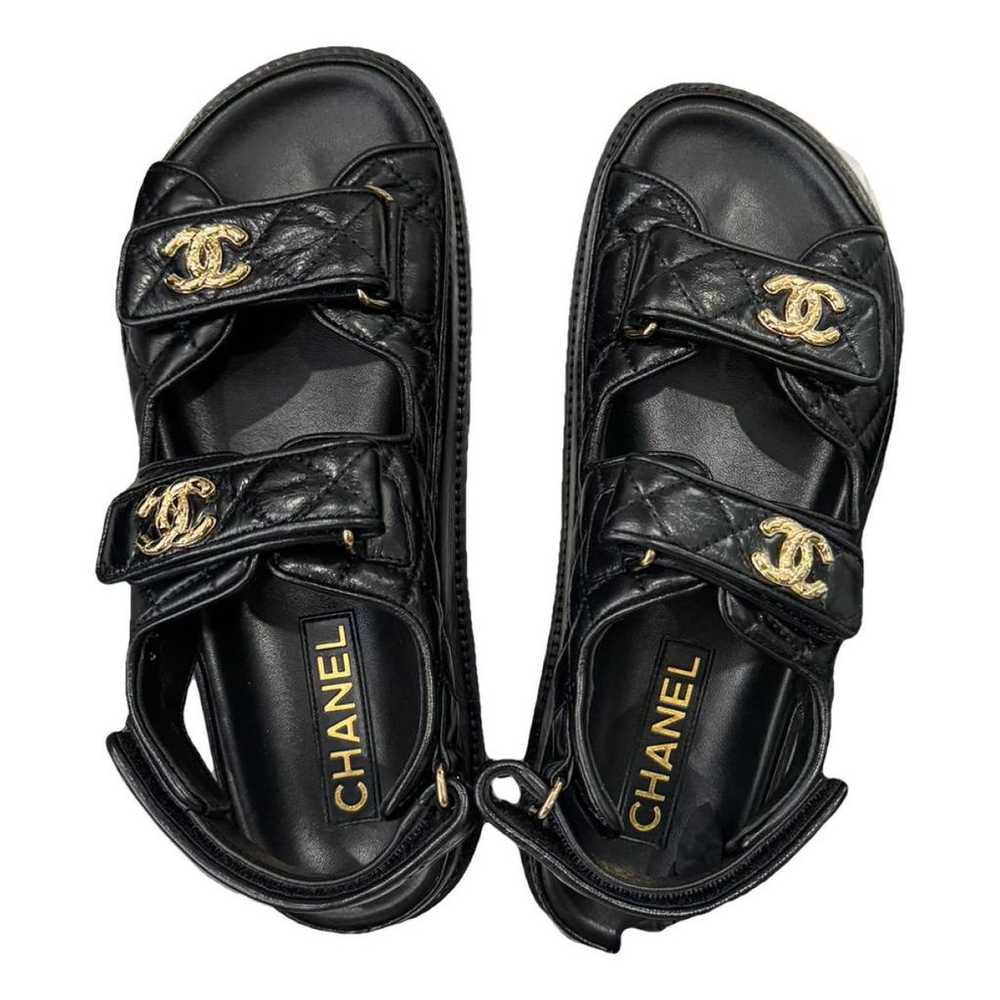 Chanel Dad Sandals leather sandal - image 1