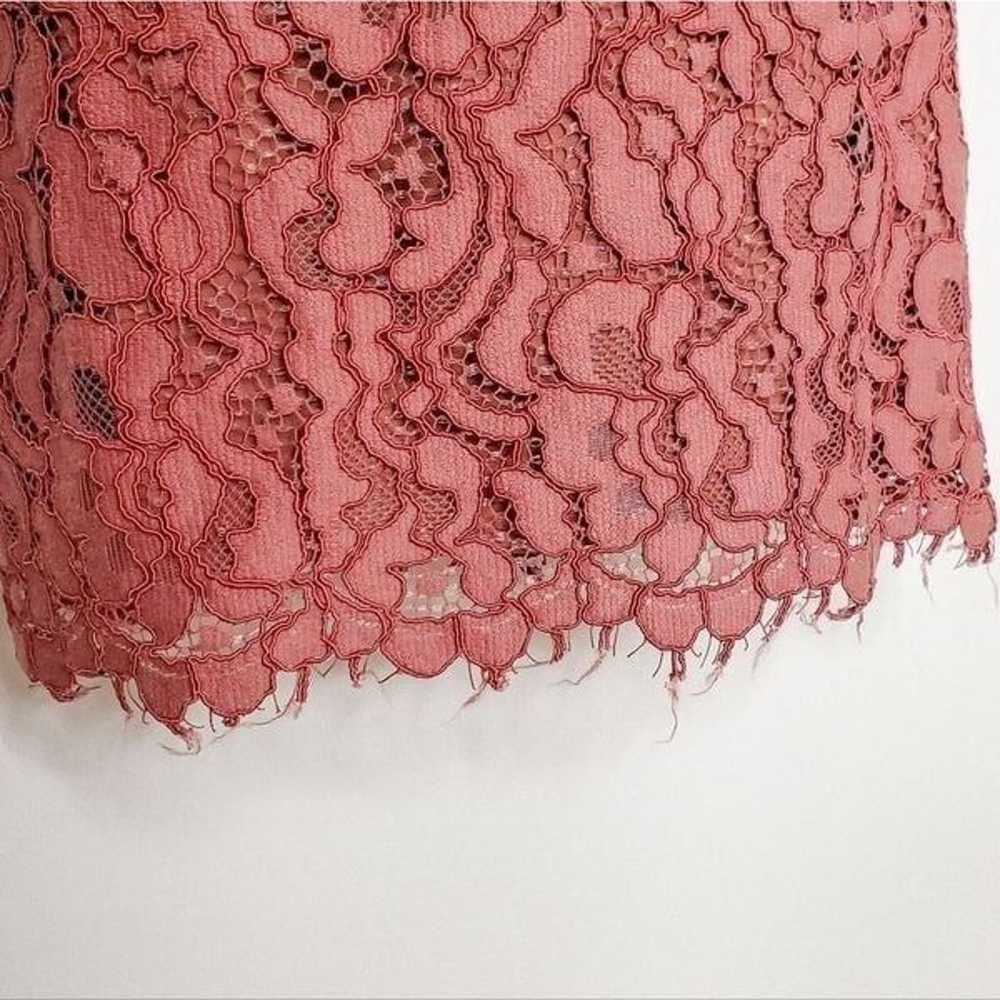 Lovers + Friends Art Deco Mauve Pink Lace Plunge … - image 3