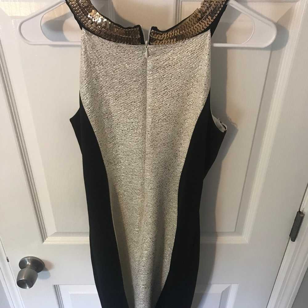 Jax Gold Black Sheath Dress 4 EUC - image 5