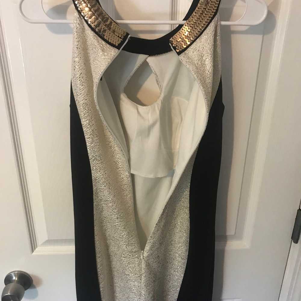 Jax Gold Black Sheath Dress 4 EUC - image 7