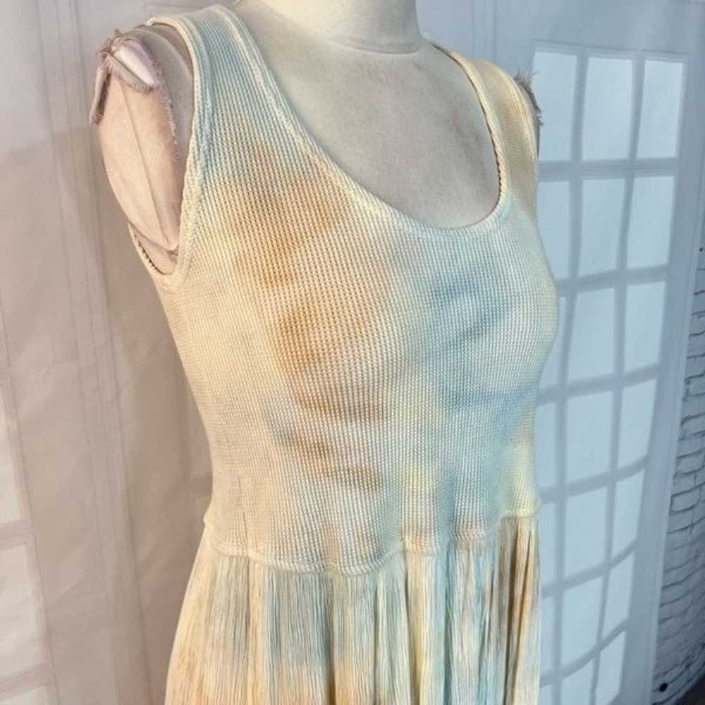 Barbara Lesser knit top watercolor tie dye sundre… - image 2