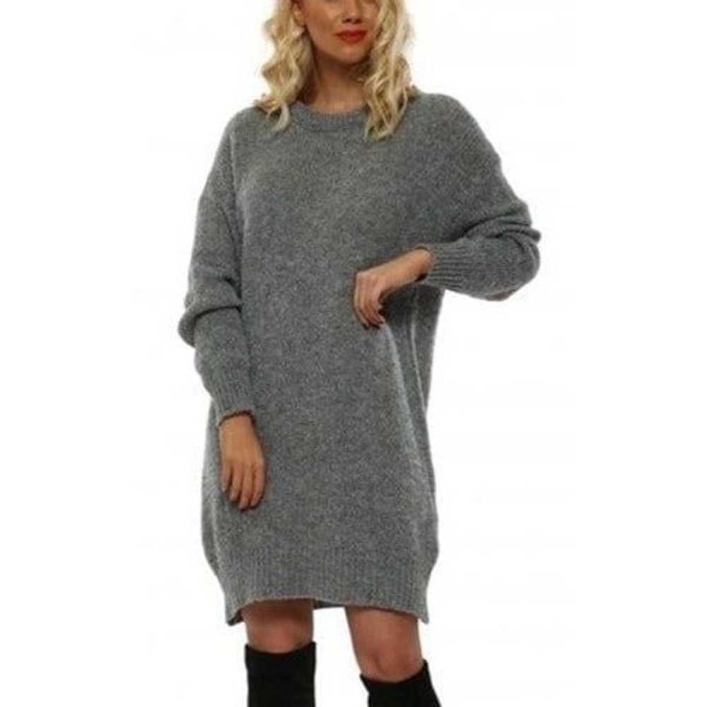 DKNY Donna Karan Alpaca/Wool Blend Knit Relaxed G… - image 1
