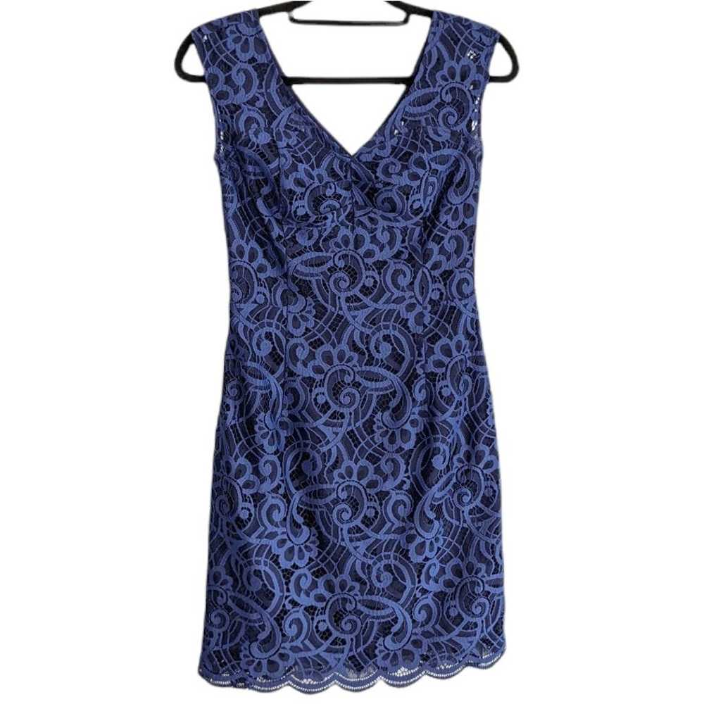 Lilly Pulitzer Rosaline dress blue size 2 About F… - image 1