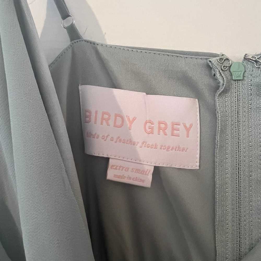 NEW BIRDY GREY KAIA SAGE CHIFFON DRESS XS - image 5
