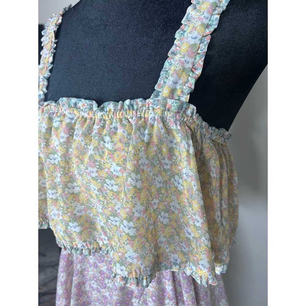 Storia My Secret Garden Tiered Mini Dress Size S … - image 6