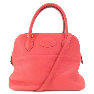 HERMES Bolide 31 Pink Handbag Taurillon Women's - image 1