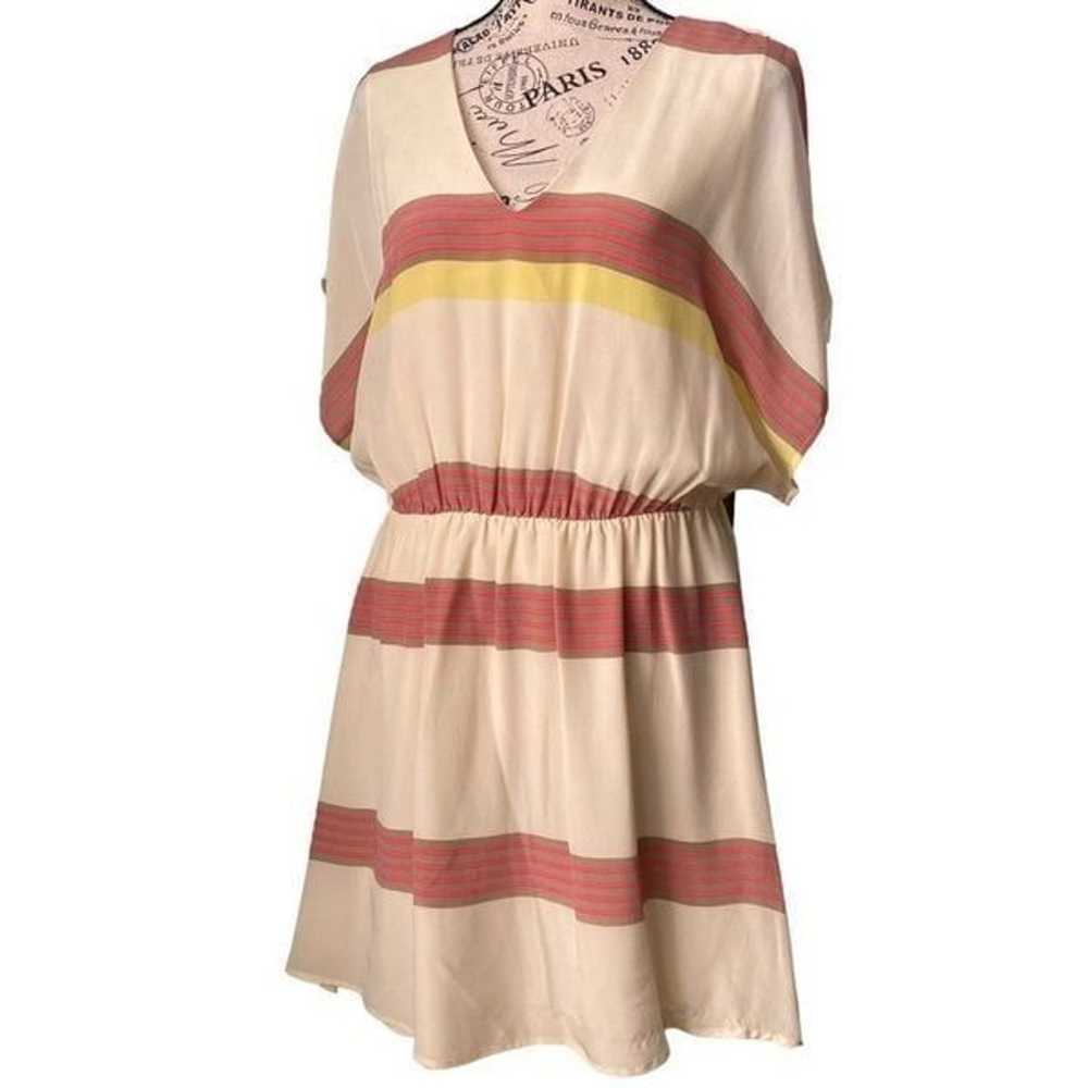 Alcee 100% Silk Mini Dress Multi-Color in Size Sm… - image 1