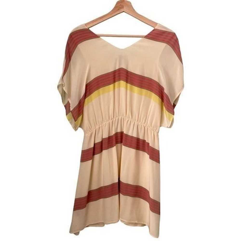Alcee 100% Silk Mini Dress Multi-Color in Size Sm… - image 3