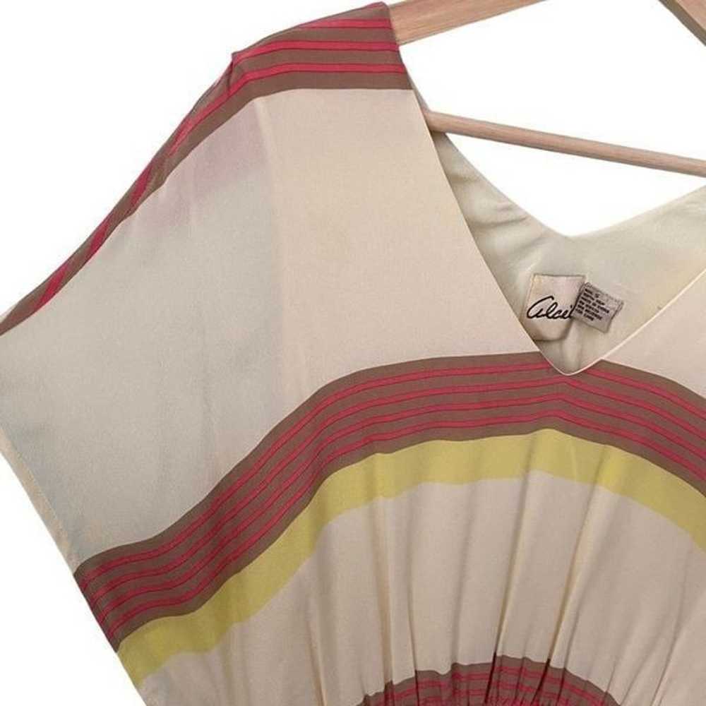 Alcee 100% Silk Mini Dress Multi-Color in Size Sm… - image 6