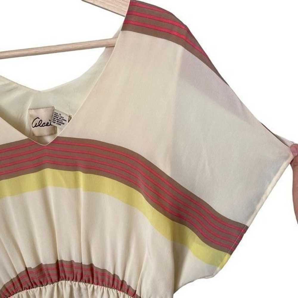 Alcee 100% Silk Mini Dress Multi-Color in Size Sm… - image 7