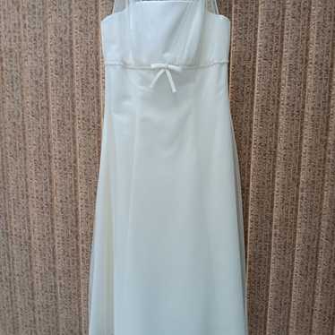 Ladies Ivory Dress, Size 10 - image 1