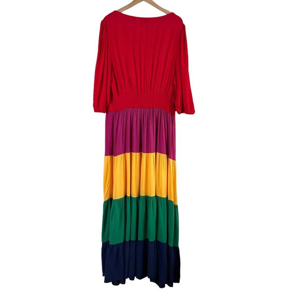 City Chic Willow Tiered Maxi Dress Puff Sleeves i… - image 8