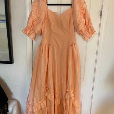 Jane Eyre Peach Puff sleeve Gown Selkie Maison Am… - image 1