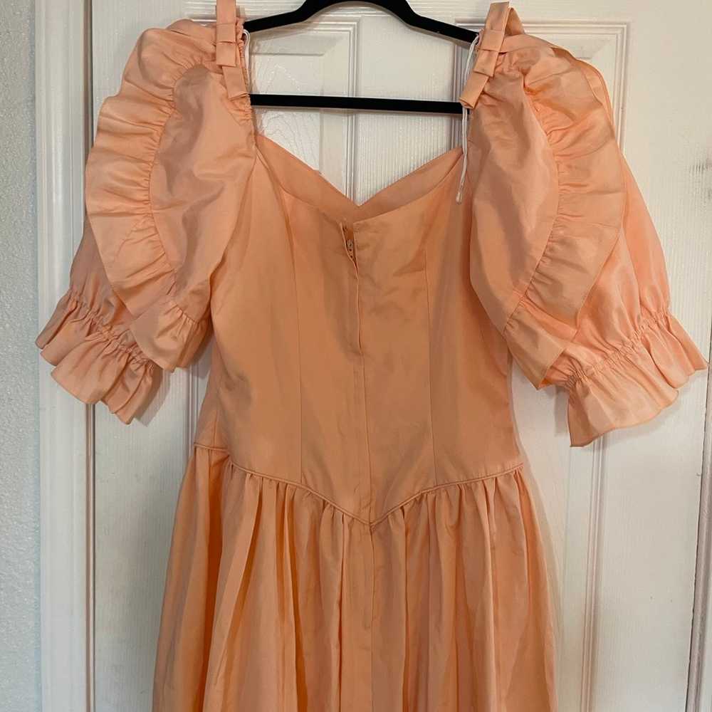 Jane Eyre Peach Puff sleeve Gown Selkie Maison Am… - image 8