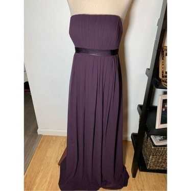 Bill levkoff purple long dress size 8 wedding bri… - image 1