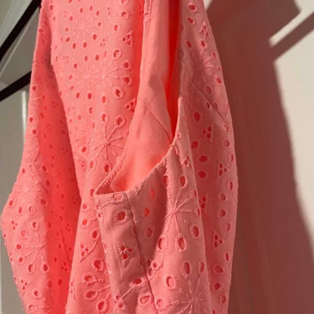 NWOT Trisha Shirtdress Shellona Coral Neon Sunbur… - image 7