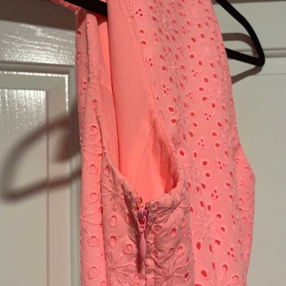 NWOT Trisha Shirtdress Shellona Coral Neon Sunbur… - image 8