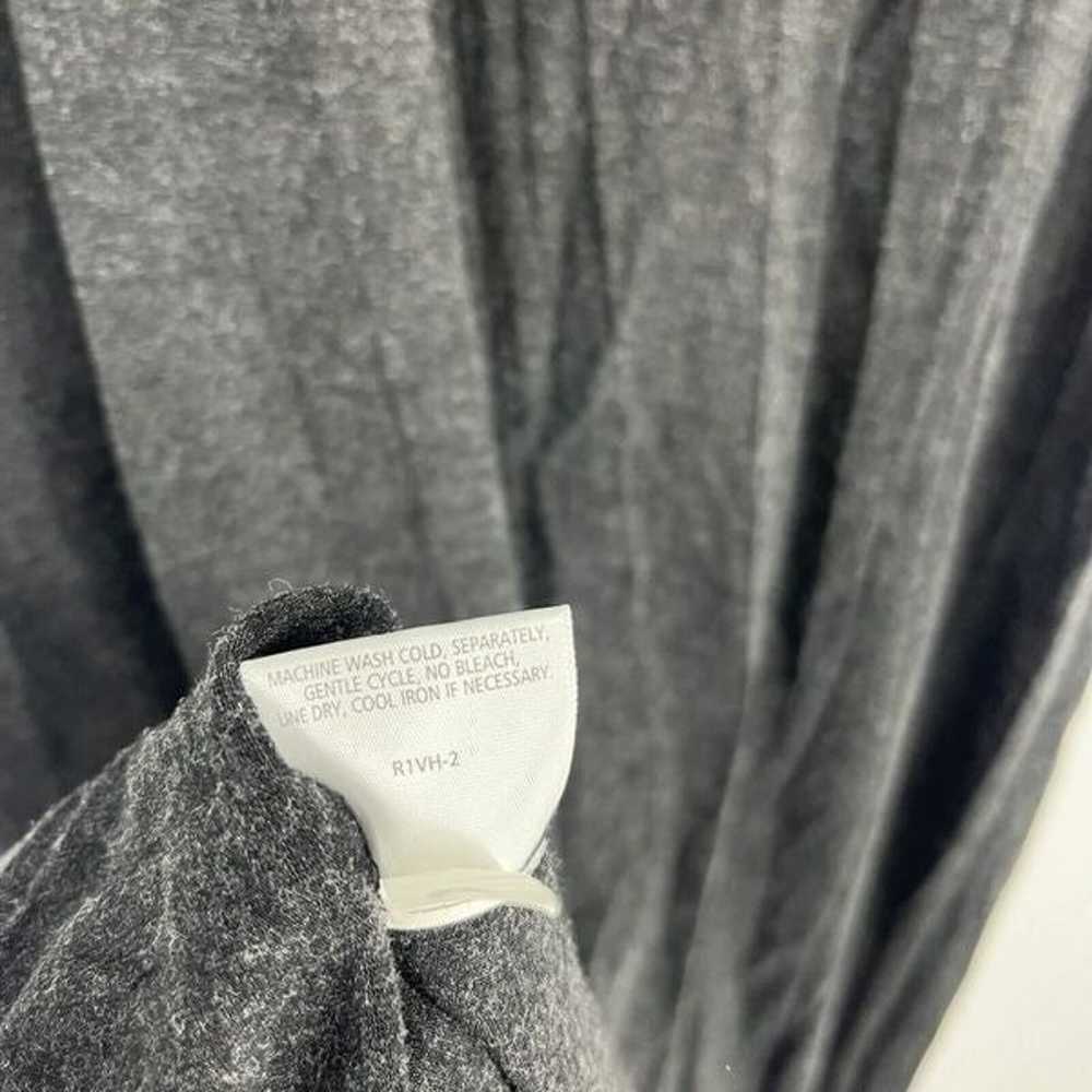 Eileen Fisher Dress Size Small Charcoal Gray V Ne… - image 9
