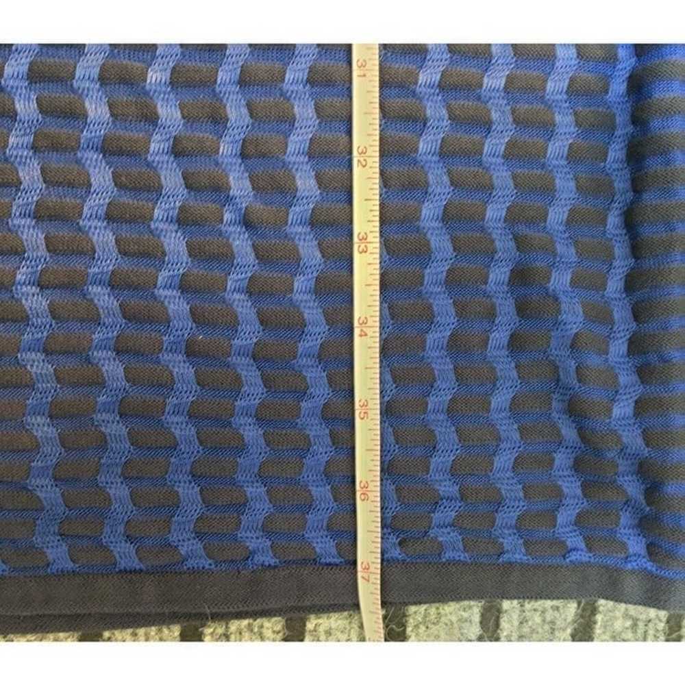 Magaschoni knit shift Mimosa Dress Ombré blue siz… - image 7