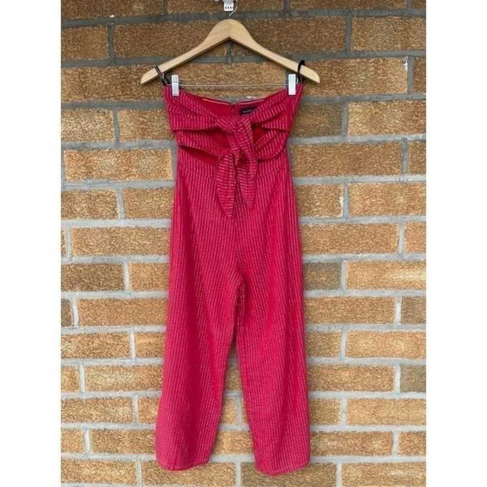 MAJORELLE Tessa Jumpsuit in Red XS - image 3