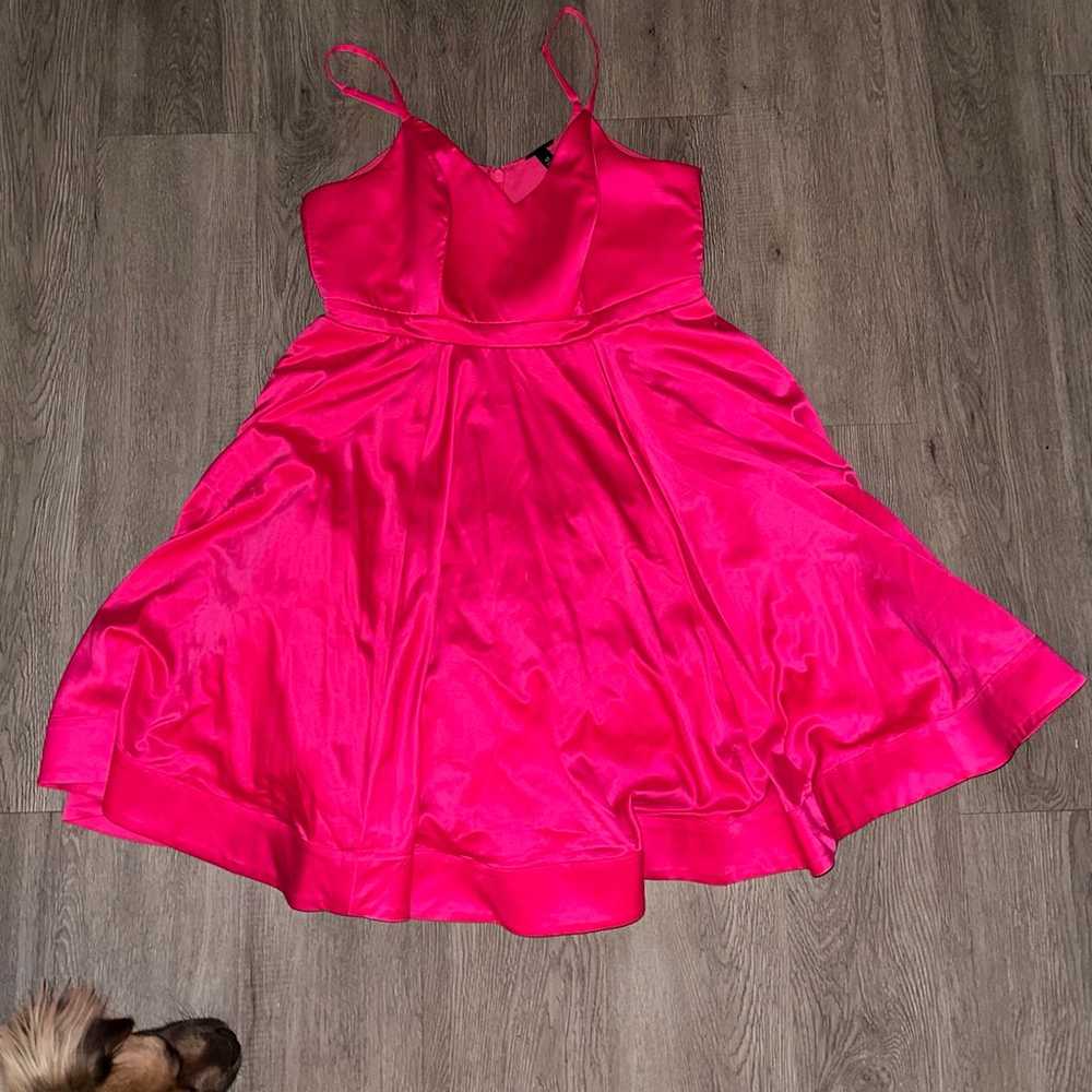 Neon pink Torrid dress - image 1