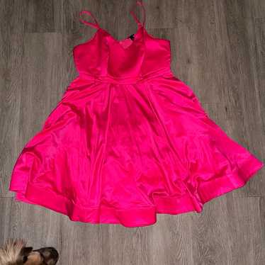 Neon pink Torrid dress - image 1