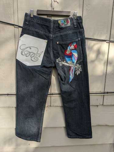 Coogi Parrot embroidered jeans