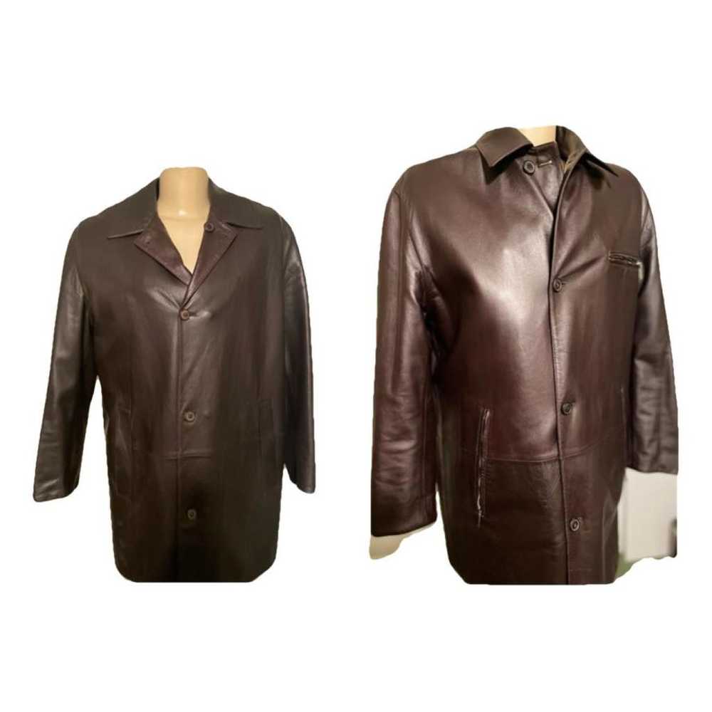 Alfred Dunhill Leather coat - image 2