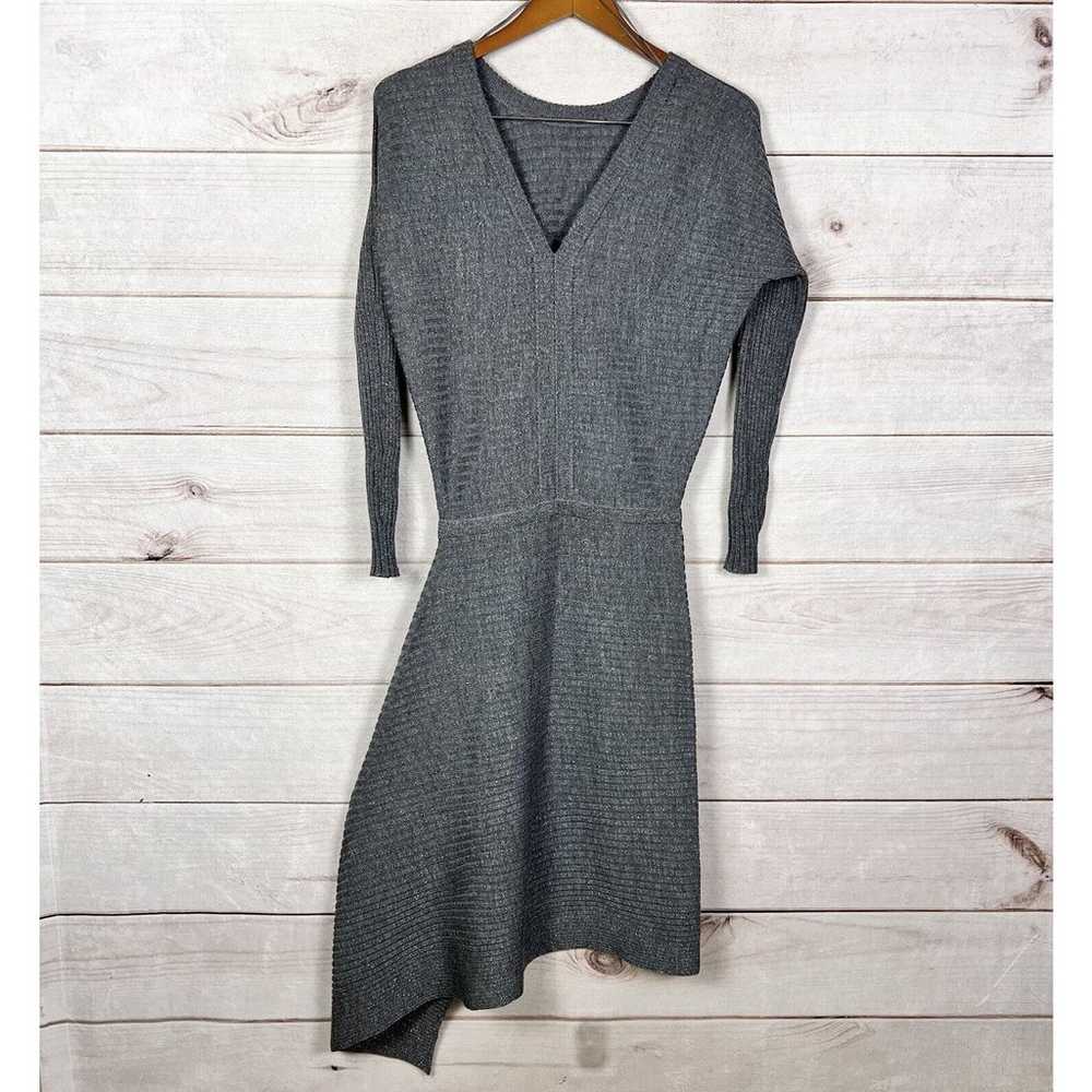 Allsaints Eva Wool Sweater Dress Asymmetrical - image 4
