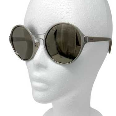 Prada Prada Round Mirrored Aviator Retro Sunglasse