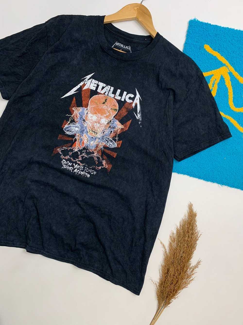 Metallica × Rock Tees × Vintage Vintage Metallica… - image 2